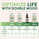 Ashwagandha Capsules, 120 Count (500Mg Extract 20:1 Potency, Equivalent To 10,000Mg Powder) Adaptogen Stress Relief By Double Wood
