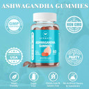 Afxmate Ashwagandha Gummies & Vitamin D Gummies For Men & Women 120 Count Aswangdha Supplement (Non-Gmo, Sugar Free & Gluten Free)