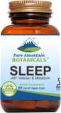 Natural Sleep With Organic Valerian, Chamomile, Passion Flower, Skullcap, Melatonin, Hops & More - 60 Vegan Capsules