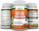 Organic Ceylon Cinnamon - 1200Mg - 120 Capsules - True Cinnamon - Powerful Antioxidant - Supports Immune Health & Heart Health - Joint & Bone Health Support