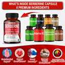 Berberine Supplement - Enhanced With Ceylon Cinnamon, Turmeric, Milk Thistle, Bitter Melon For Digestion, Immunity & Weight Managament (150 Count (Pack Of 1))