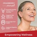 Cranberry 50:1 Extract 25000Mg With Vitamin C & E - Pure Concentrated Formula, 180 Vegetarian Capsules, Urinary Tract Health & Bladder, 6 Month Supply, Made In Usa