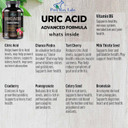 Uric Acid Advanced Formula  Kidney, Liver, Gallbladder, Urinary Tract Cleanse With Cranberry, Chanca Piedra, Tart Cherry, Milk Thistle And Bromelain 60 Capsules