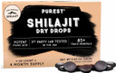 Pure Himalayan Shilajit Dry Drops, 100% Pure Natural Shilajit, Grade A, Max Potency 85+ Clean Trace Minerals & Fulvic Acid For Energy, Metabolism & Immune Support Supplement For Men & Women (120 Tabs)