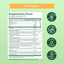 Bloom Nutrition Superfood Greens Powder Stick Packs, Digestive Enzymes With Probiotics And Prebiotics, Gut Health, Bloating Relief For Women, Chlorella, Green Juice Mix, 15 Svg, Mango