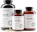 Smarter Nutrition Mct Oil Capsules C8 And C10 - Ketogenic Fuel For Brain & Body, Sustained Energy - From Cold-Pressed Coconut, Palm & Gluten-Free, Non-Gmo 180 Count - 60-Day Supply