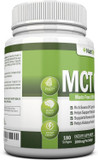 Mct Oil - 3000Mg Per Serving - 180 Softgels - Made From 100% Organic Coconuts - Non Gmo, Cold Pressed, Paleo Friendly Capsules - Great For Focus & Gut Health