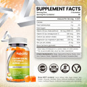 Calcium 1200 Mg With Vitamin D3 Gummies, Calcium Citrate Chewables With Magnesium Zinc Vitamin K2 Boron, Bone Health, Sugar Free, 60 Count