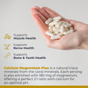 Premier Research Labs Calcium Magnesium Plus - Calcium Magnesium Supplement, Calcium Supplement For Bone Health, With Mushroom Complex - Reishi & Lions Mane - 90 Vegetarian Capsules