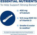 Citracal Petites, 400 Mg Calcium Citrate, Easily Absorbed And Highly Soluble With 12.5 Mcg (500 Iu) Vitamin D3, Bone Health Support For Ages 12+, Smaller And Easier To Swallow Caplets, 375 Count