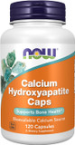 Now Foods Supplements, Calcium Hydroxyapatite Caps, Supports Bone Health*, 120 Capsules