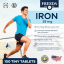 Freeda Iron Supplement - Ferrous Fumarate Iron Tablets