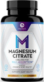 Magnesium Citrate Extra Strength 1000 Mg - High Absorption Magnesium Supplement For Muscle, Bone, Nerve & Heart Health Support, Magnesio Vitamin Pills, Non-Gmo, Nature'S Premium Formula - 240 Capsules