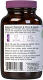 Bluebonnet Magnesium Plus B-6 Vegetarian Capsules, 90 Count