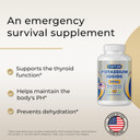 Potassium Iodide 65 Mg Per Serving - Dietary Supplement, Thyroid Support - 2 Months Supply - Non -Gmo - Made In The Usa - Exp Date 03/2029