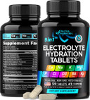 Electrolytes - Electrolyte Tablets With Magnesium, Sodium, Potassium, Chloride, Vitamins D3 & B6, Kelp Powder - Salt Pills - Made In Usa - Oral Tablets As Capsules - Vegan & Keto Friendly - 120 Tabs