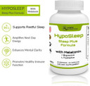 Hybrid Nutraceuticals Hyposleep With10Mg Melatonin, 905Mg Sleep Plus Formula For Adults - Support Sleep & Relaxation, 5 Htp Supplement, Nighttime Sleep Aid - 60 Capsules