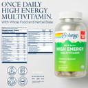 Solaray Once Daily High Energy Multivitamin For Women And Men - Energy Supplements - Immune Support W/Vitamin C, A, D And E, Vitamin B Complex, Trace Minerals, 60-Day Guarantee, 200 Serv, 200 Vegcaps