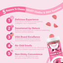 Prenatal Choline & Dha Gummies - Preconception To Postnatal Gummy Vitamin Supplement For Pregnant Women - Sweetened With Monk Fruit - 3Rd Party Tested - Non Gmo, Gluten Free, Vegan