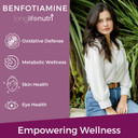 Benfotiamine 300Mg  180 Vegetarian Capsules, 6-Month Supply, Fat-Soluble B1 Thiamine Supplement For Energy And Wellness, Lab Tested, Made In Usa