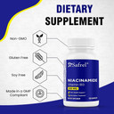 Safrel Niacinamide 500Mg (Vitamin B3) - 120 Capsules - Skin Health & Blemish Support - Non-Gmo, Gluten-Free - Flush-Free Formula - For Men And WomenâS Health
