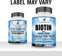 Biotin 20,000Mcg With Keratin, Coconut Powder And Zinc, Hair Growth Supplements, Biotin Supplements, Healthy Hair Skin & Nails For Adults,120 Veggie Capsules, 120 Day Supply