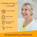 Vitamin K2 Mk-7 100Mcg  Nutrient Support For Bones And Circulation, 120 Vegetarian Capsules, 4-Month Supply, Lab Tested, Made In The Usa, Non-Gmo