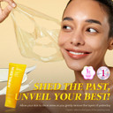 Image of APRILSKIN Calendula Flower-Infused Peel-Off Mask in a 3.52 fl. oz tube, featuring PHA, BHA, and Niacinamide for gentle exfoliation, impurity removal, and skin tone improvement. Infused with calendula flower extracts for a soothing and refreshing skincare experience.