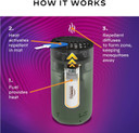 Thermacell Mosquito Repeller Patio Shield; Includes 12-Hour Refill; 15 Foot Zone of Protection; Highly Effective Mosquito Repellent for Patio; Deet Free Bug Spray Alternative; Scent Free Thermacell Mosquito Repeller Patio Shield; Includes 12-Hour Refill; 15 Foot Zone of Protection; Highly Effective Mosquito Repellent for Patio; Deet Free Bug Spray Alternative; Scent Free