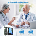 RENPHO Blood Pressure Monitor for Home Use, FSA HSA Eligible, Bluetooth Smart BP Machine with Wide Range Cuff for Large Size Adult Arms, Muti-Users, Data Storage, Family Supplies