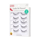 Kiss Look So Natural False Eyelashes Multipack 03, Cruelty Free, Vegan, Contact Lens Friendly, Easy To Apply, Includes 5 Pairs Of Reusable Strip Lashes5 Pair (Pack Of 1)