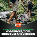 OFF! Deep Woods Mosquito Repellent V, up to 8 Hours of Protection from Mosquitoes, 6 oz