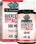 "Garden of Life Dr. Formulated Quercetin Drop Uric Acid – 60 Vegan Tablets"