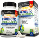 Daily Probiotic Supplement With 40 Billion Cfu - Gut Health Complex With Astragalus And Lactobacillus Acidophilus Probiotic For Women And Men - Shelf Stable With Prebiotics For Digestive Health