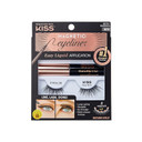 Kiss Magnetic Eyeliner False Eyelashes, Entice', 12 Mm, Includes 1 Pair Of Magnetic Lashes, Magnetic Lash Eyeliner, Contact Lens Friendly, Easy To Apply, Reusable Strip Lashesblack