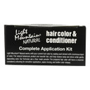 Light Mountain Natural Hair Color And Conditioner Black - 4 Fl Oz