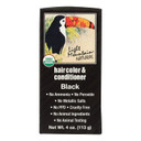 Light Mountain Natural Hair Color And Conditioner Black - 4 Fl Oz
