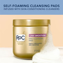 Roc Resurfacing Disks, Hypoallergenic Exfoliating Makeup Remover Pads For Wrinkles & Skin Tone, Hypo-Allegenic Skin Care, Oil-Free Daily Cleanser, Stocking Stuffers, 28 Count (Packaging May Vary)