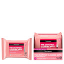 Neutrogena Oil Free Facial Cleansing Makeup Wipes with Pink Grapefruit, Disposable Acne Face Towelettes to Remove Dirt, Oil, and Makeup for Acne Prone Skin, Value Twin Pack, 2 x 25 ct25 Count (Pack of 2)