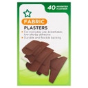 Fabric Dark Skin Tone Plasters X40