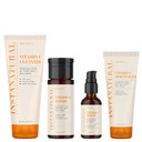 Instanatural Vitamin C Four Step Skin Care Kit, Brightens, Hydrates, Prevents Signs Of Aging, Face Wash, Toner, Serum And Moisturizer, With Botanical Extracts