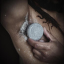 Obvs Skincare Natural Salt Soap Peppermint And Charcoal 90G