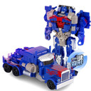 VALUEVIBES Children's Cartoon Deformation Model Toy Car – One-Step Transforming Dinosaur Car & Robot | Giant Bumblebee-Inspired Toy (blue sky)