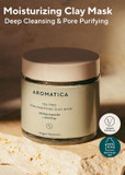 Aromatica Tea Tree Pore Purifying Clay Mask 2% Niacineamide + 45% Clay - Deep Cleansing Mask For Pore-Purifying - Vegan & Cruelty-Free - Natural Ingredients With Food Grade Tea Tree Oil