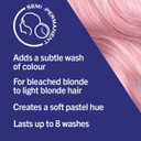 Live Pretty Pastels Semi-Permanent Pink Hair Dye Rose Gold