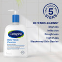 Cetaphil Face Wash, Daily Facial Cleanser For Sensitive, Combination To Oily Skin, New 20 Oz, Gentle Foaming, Soap Free, Hypoallergenic
