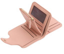 INFINIBYTE Small Women's Wallet PU Leather - Multi Fold Wallets Credit Card Holder Coin Purse Zipper Small Clutch Secure Card Case/Gift Wallet