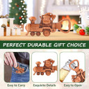 Christmas Train Bottle Opener, Bottle Opener Gifts for Men Special Unique, Christmas Santa's Train Shaped Bottle Opener, Fridge Magnet, Party Gift Ornaments for Christmas, Birthday (Bronze) Christmas Train Bottle Opener, Bottle Opener Gifts for Men Special Unique, Christmas Santa's Train Shaped Bottle Opener, Fridge Magnet, Party Gift Ornaments for Christmas, Birthday (Bronze)