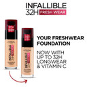 L'Oreal Paris Infallible 32H Freshwear Foundation 200 Natural Linen