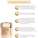 Glo24K Facial Peeling Gel With 24K Gold And Vitamins C,E. For Optimal Exfoliation And Microdermabrasion. Restore And Revive Your Skin